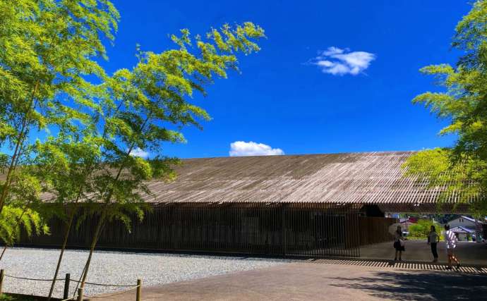 那珂川町にある那珂川町馬頭広重美術館の外観写真