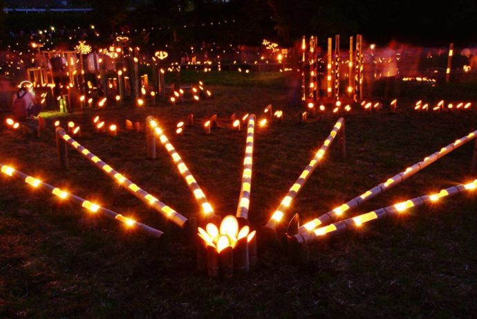 神奈川県中井町で開催されるイベント竹灯籠の夕べ