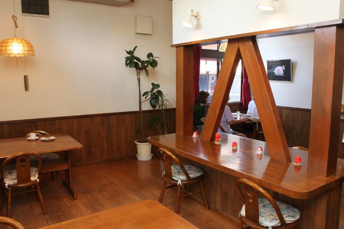 「中野陣屋・県庁記念館」の1階にある「カフェ陣屋」