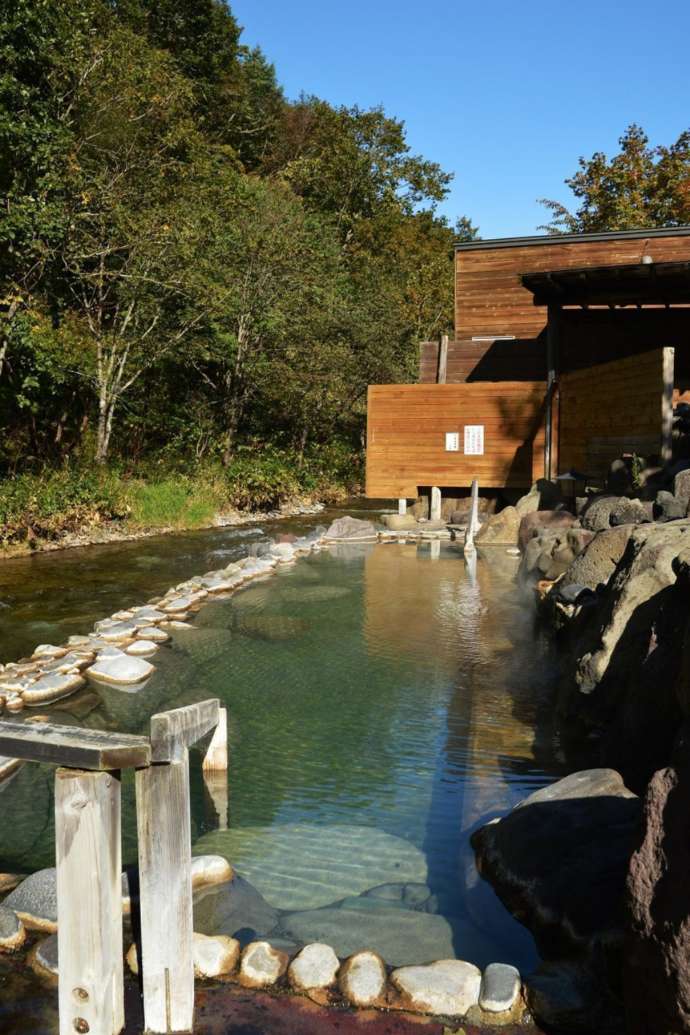 中標津養老牛温泉の露天風呂