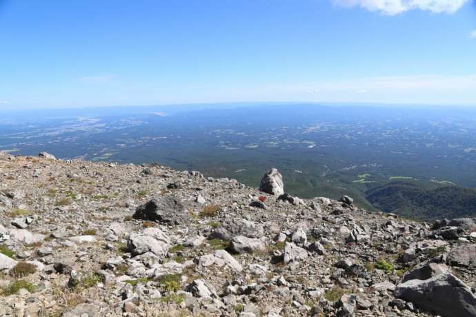 茶臼岳山頂からの景色