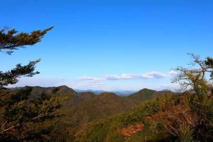 「大日山日龍峯寺（​高澤観音）」が建つ高澤山からの眺望