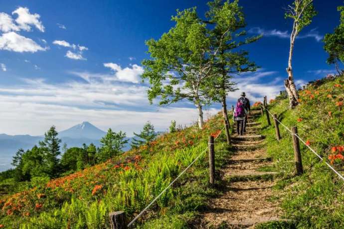 山梨県韮崎市の甘利山