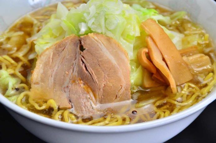 モイワ食堂で提供されるゲレ食「モイワラーメン」