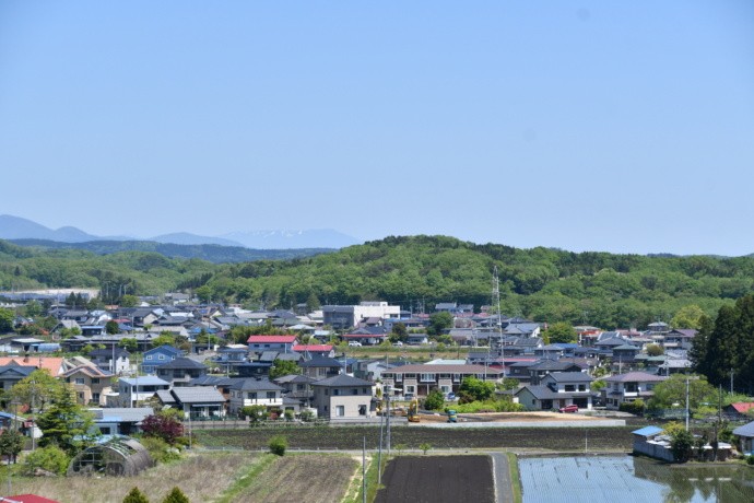 西郷村の住宅街