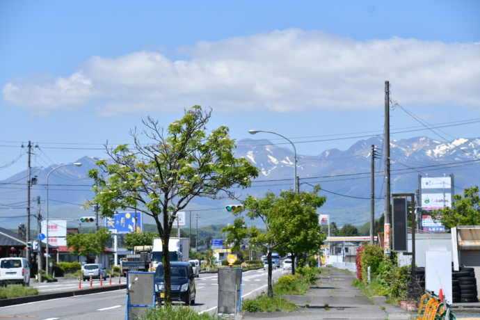 西郷村の幹線道路