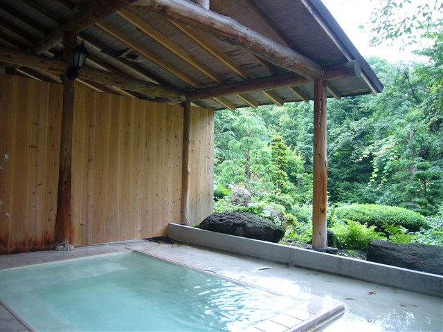 朝日屋旅館の露天風呂
