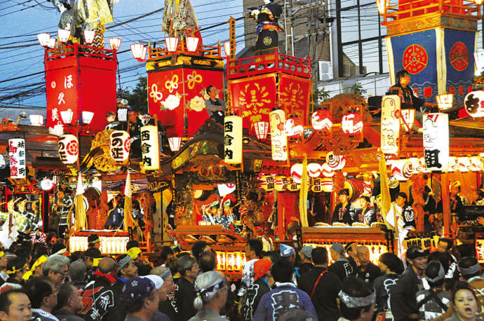 沼田市の沼田祭りの山車