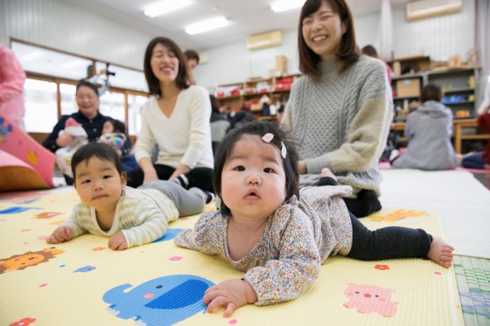 大府市の子どもステーションでの親子