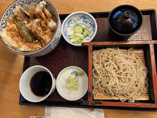 松濤庵の天丼せいろの写真