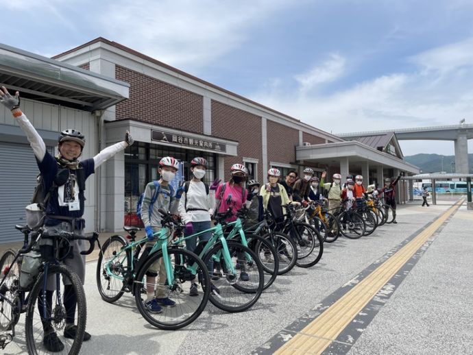 信州岡谷サイクルツーリズムの様子