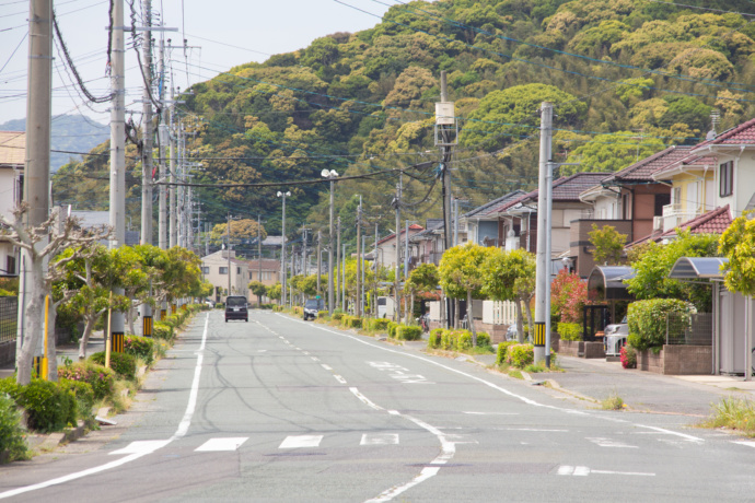 遠賀町の住宅地