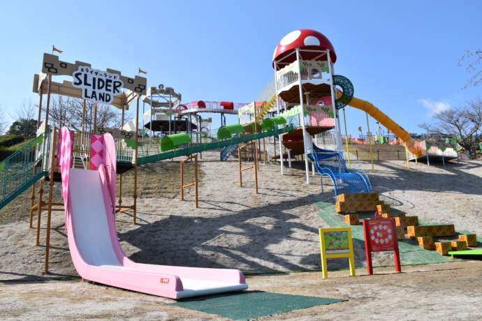 「大野城いこいの森中央公園」のアスレチック