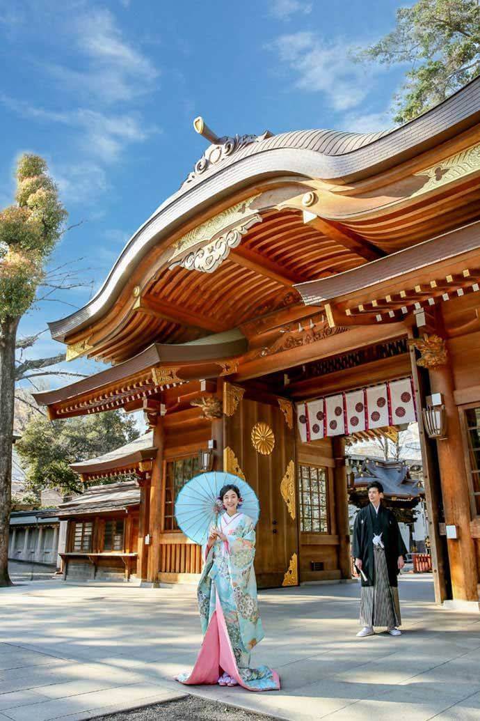 大國魂神社の神前結婚式のメリットと流れについて