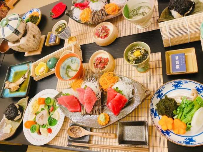 「おおま宿坊 普賢院」の夕食