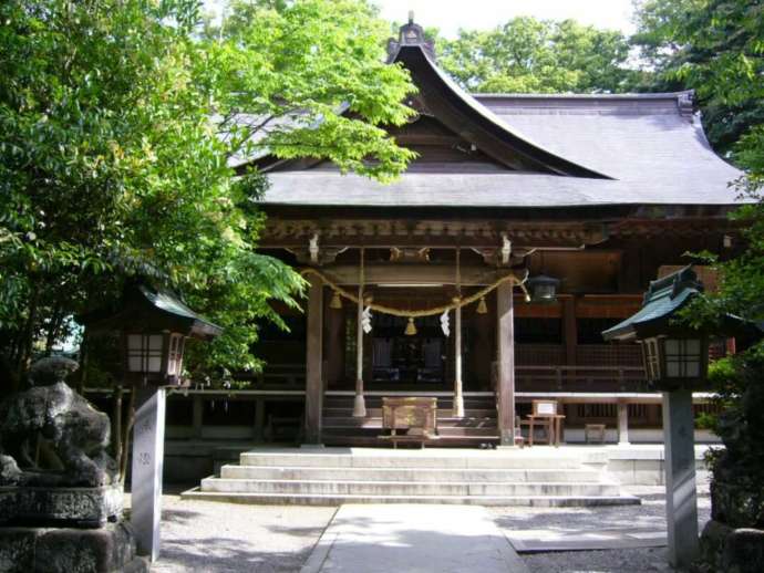 大野湊神社の本殿外観