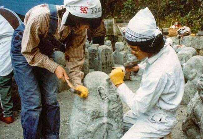 愛宕念仏寺の羅漢づくり