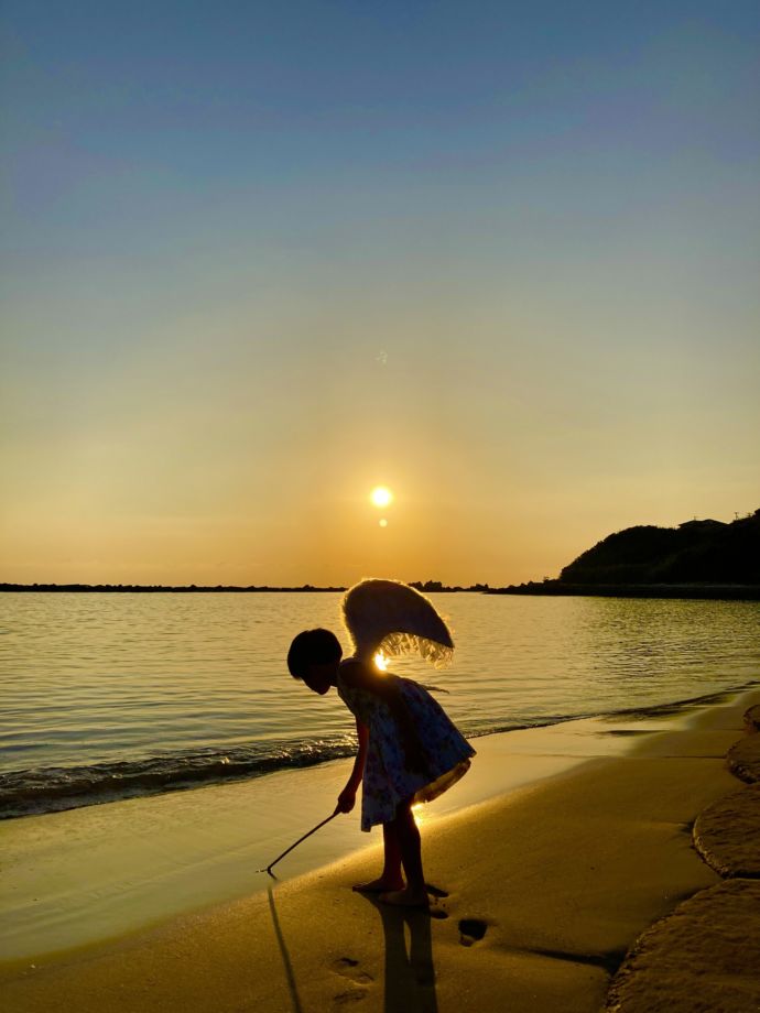 熊本県苓北町の夕日