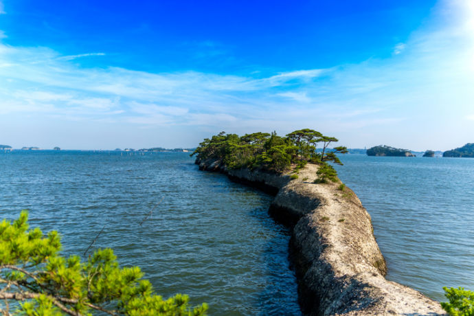 利府町の表松島の「馬の背」