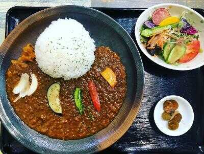 道の駅くめなんの野菜カレー