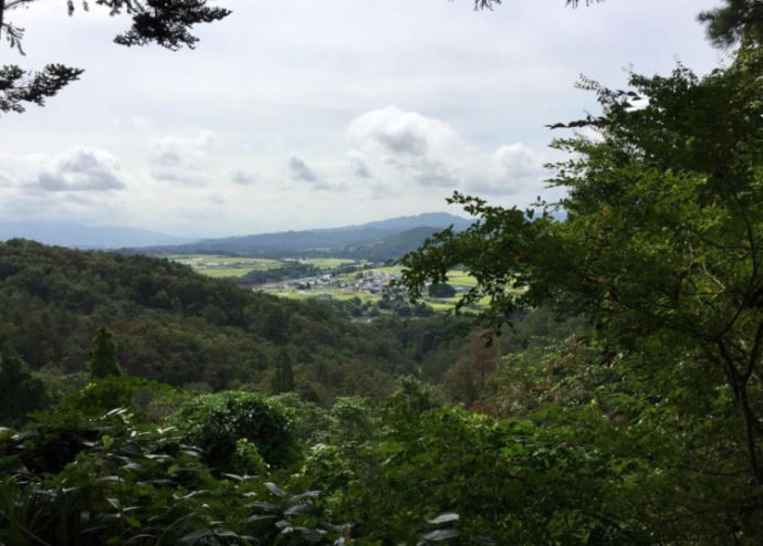 猿羽根山地蔵堂の峠道見どころスポット