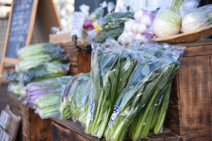 三芳町で生産されている「みよし野菜」