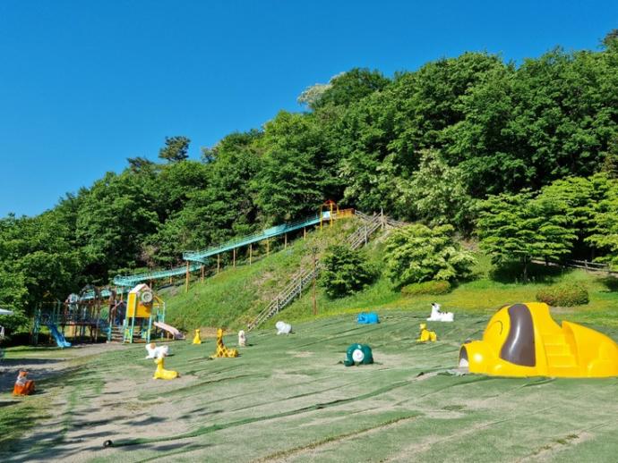 坂城町の「びんぐしの里公園」