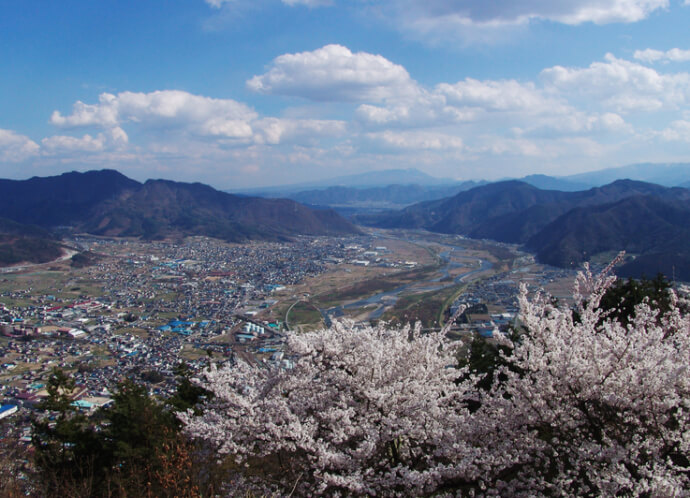 坂城町全景