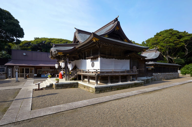 酒列磯前神社で執り行われる神前結婚式の流れや所要時間