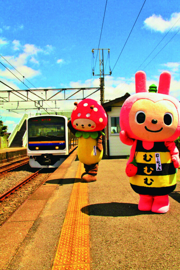 総武本線JR松尾駅の様子