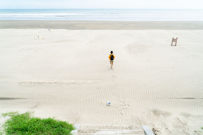 小松海水浴場の景色