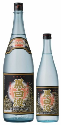 黒麹のコクある味わいが特徴の「黒白波　明治蔵」