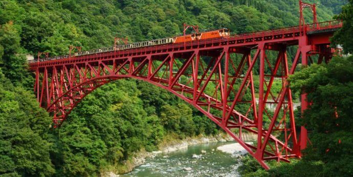 黒部峡谷鉄道のトロッコ