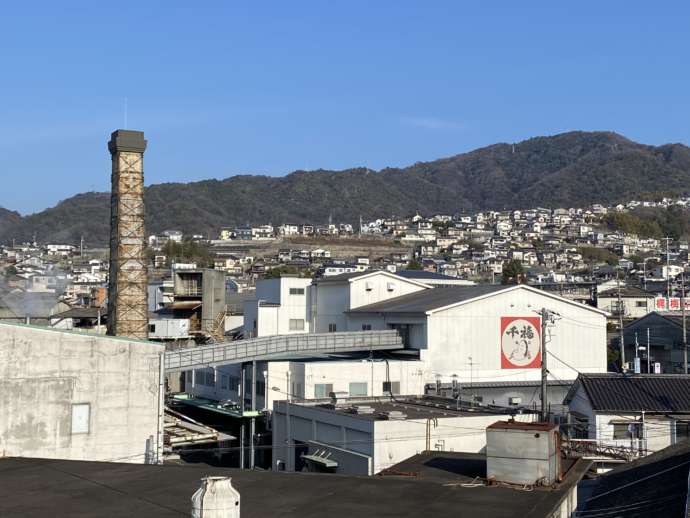 広島県呉市の酒造「三宅本店」の外観