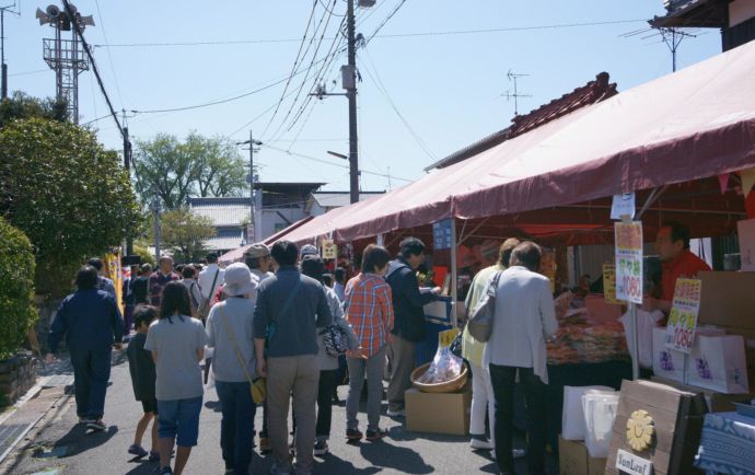 「備前福岡の市」の様子