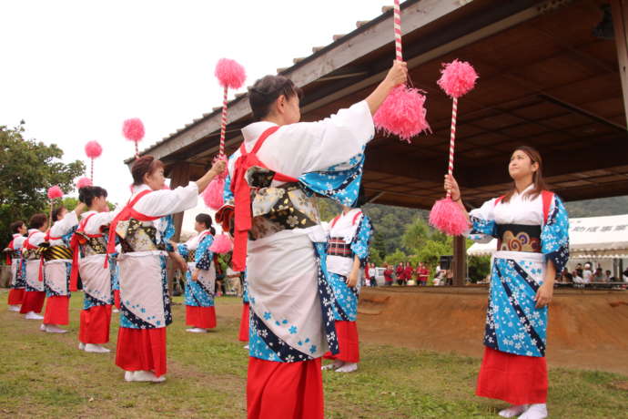 瀬戸内町豊年祭の様子