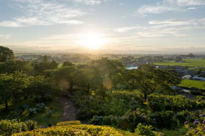 みどり豊かな色麻町の風景