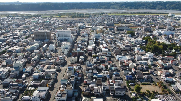 静岡県島田市の市街地である島田エリア