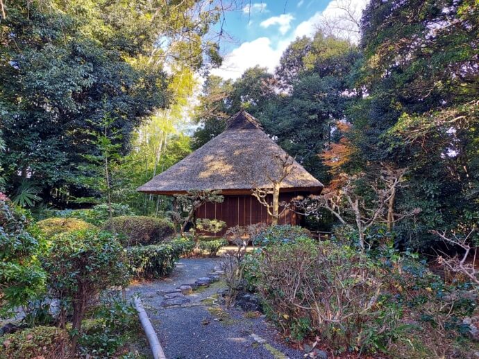 島本町の水無瀬神宮の茶室