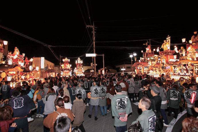 群馬県下仁田町で催される下仁田秋祭りの様子