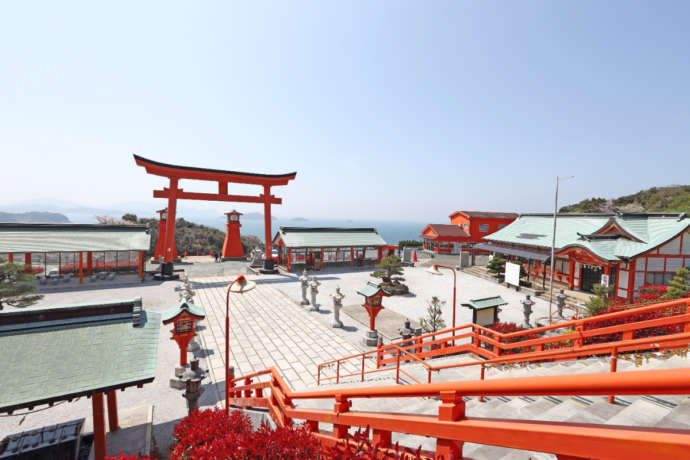 絶景スポットでもある福徳稲荷神社