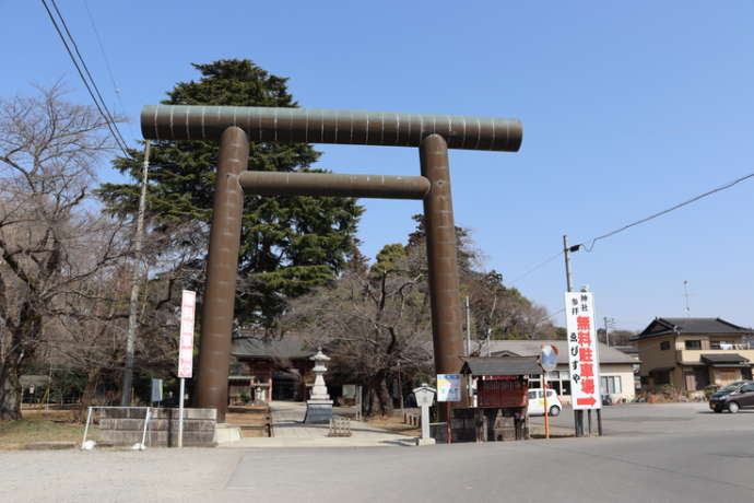 大宝八幡宮の大鳥居