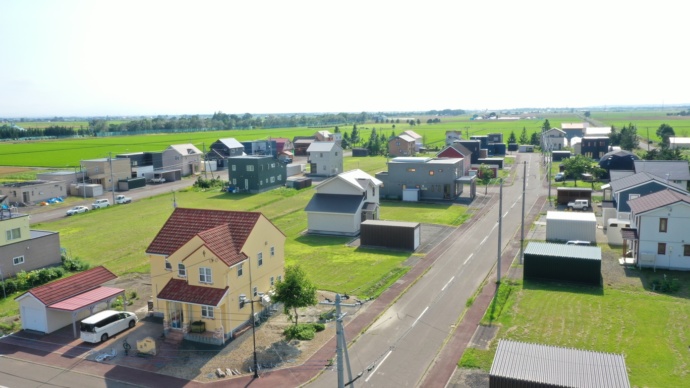 新篠津村の分譲住宅「みのり団地」