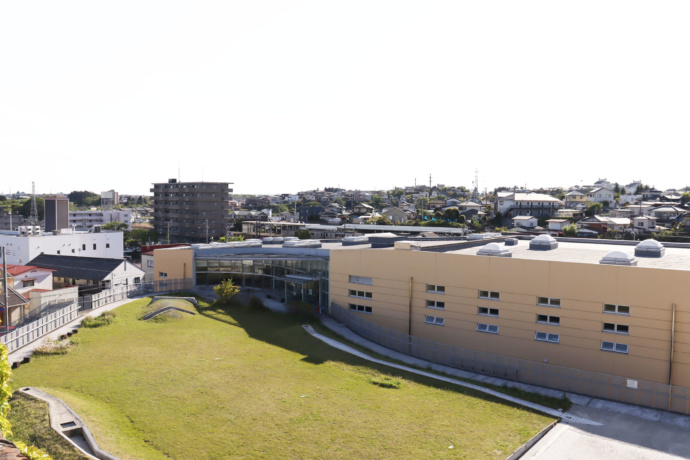 宮城県塩竃市の屋上庭園の写真