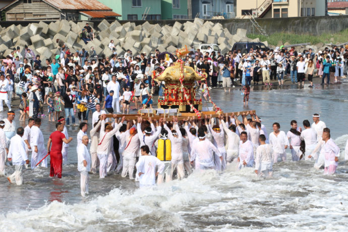 白糠町のお祭りの様子