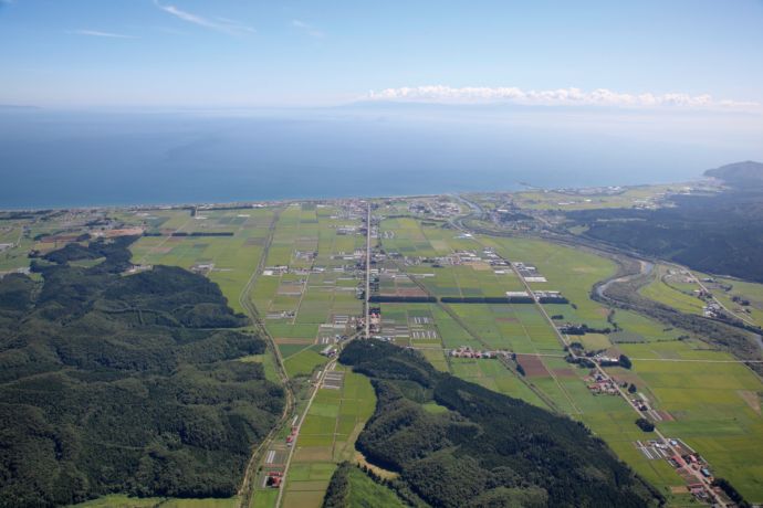 北海道知内町の景観