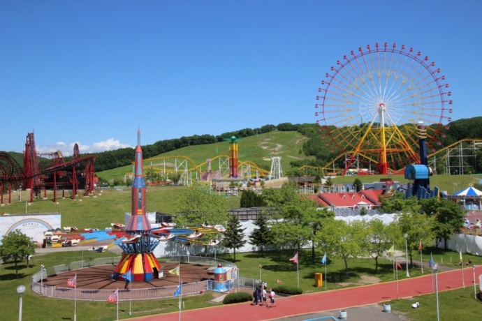 「北海道グリーンランド遊園地」の様子