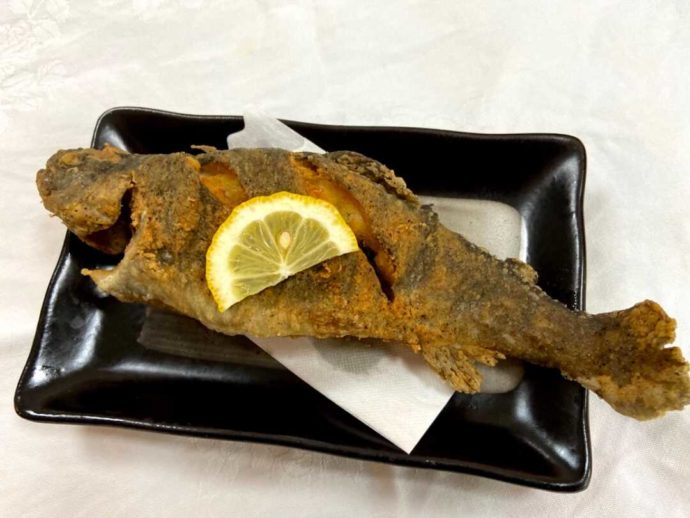 ベリーパークinフィッシュオン！鹿留で釣った魚で作った唐揚げ