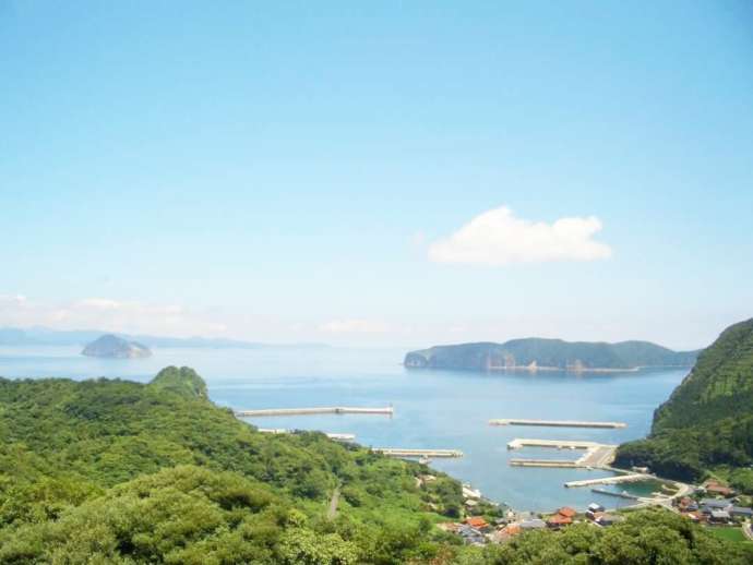 「天空の溶岩deピザ」の体験場所から見える景色