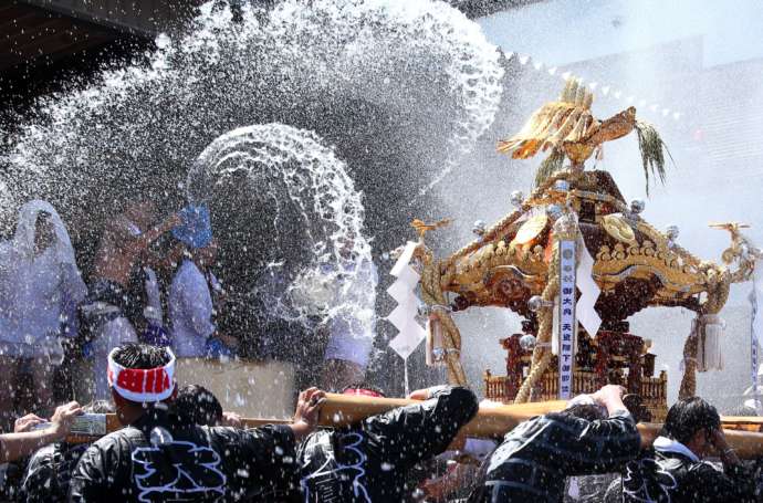 八重垣神社祇園祭の様子